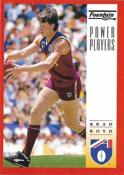 1997 Select Fountain AFL Power Players #3 Brad Boyd Front